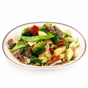 56. Beef with Mixed Veggies