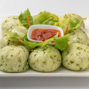 20. Veggie Green Momo (8 pcs)